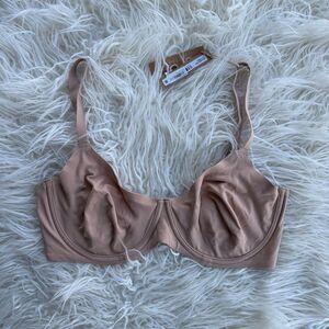 Skims Fits Everybody Unlined Demi Bra Clay Size 38DD